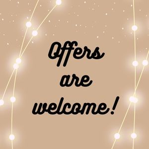 I love offers! ❤️